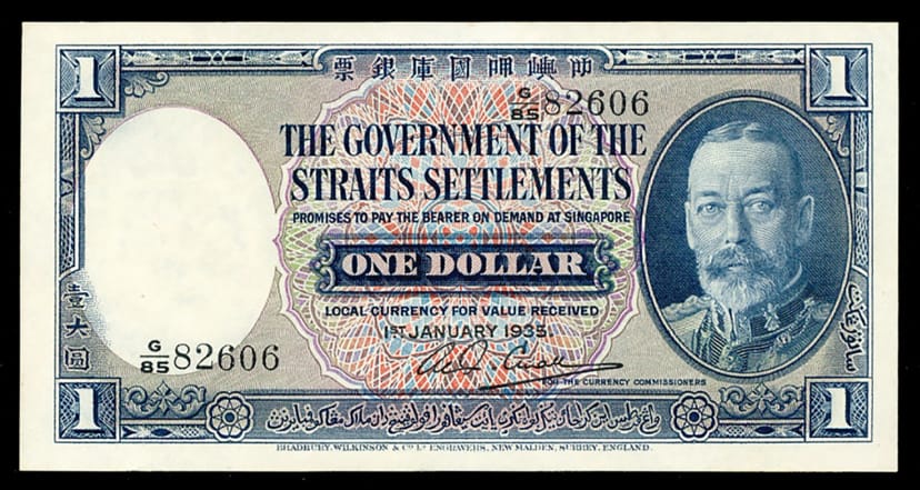 Straits Settlement notes
